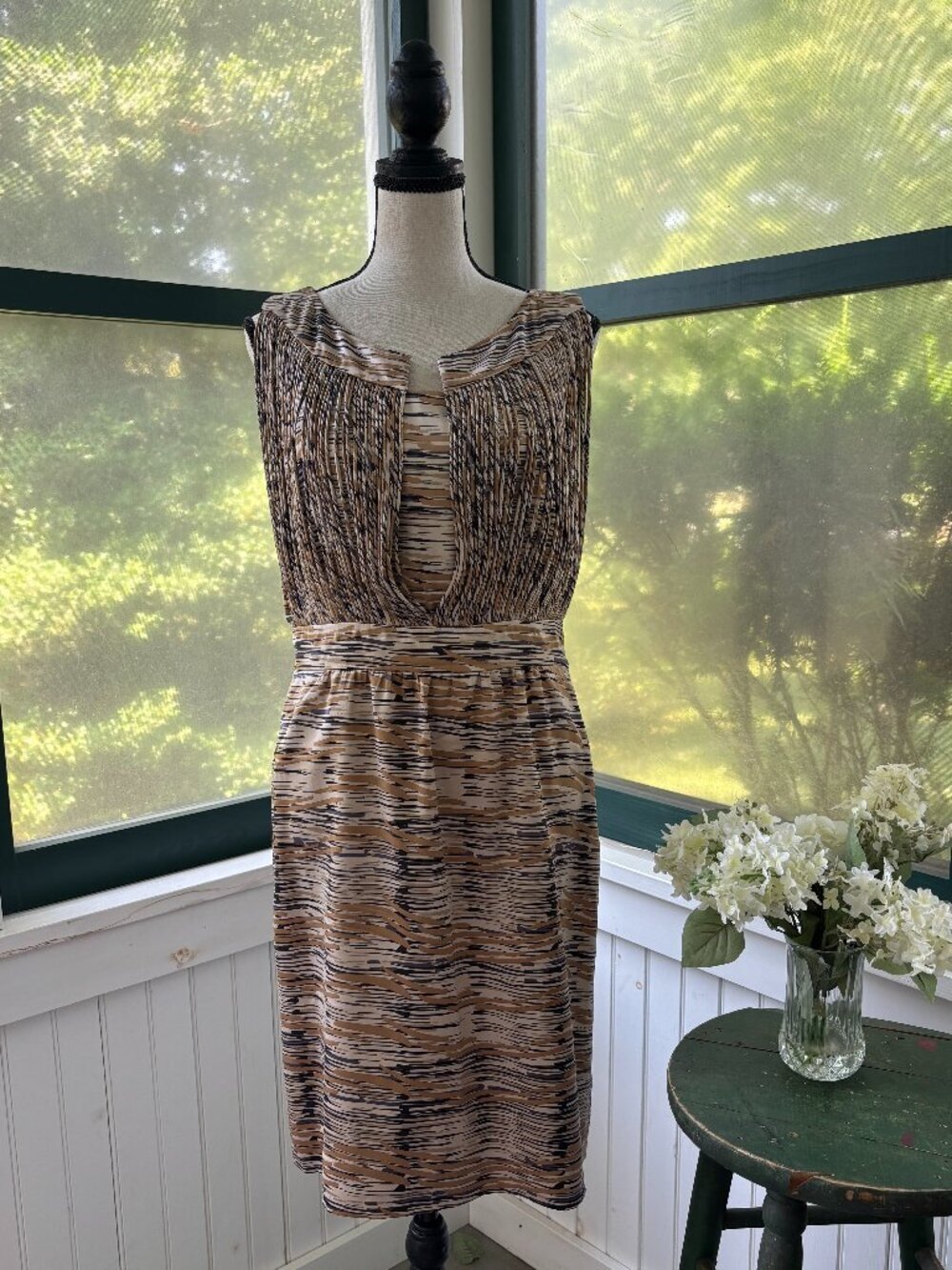Etcetera | 100% Silk Print Sheath Dress | Size 8 | Like New — Amazing Deal